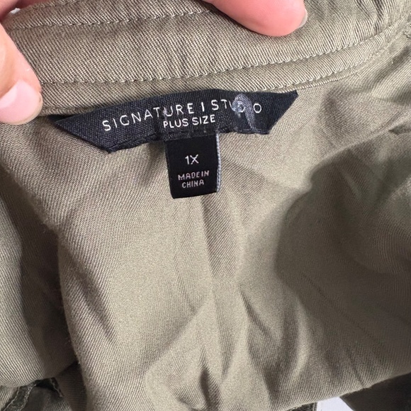 Signature Studios Plus Size Green Jacket - Picture 9 of 13